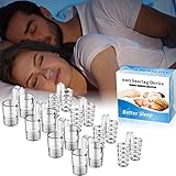 Schnarchstopper, Anti Schnarch Nasenspreizer, gegen Schnarchen Verhindern Nasenklammer Schnarchen Stopper Nase Dilator Anti Snoring, Besser atmen, Besser schlafen [2 Stile 4 Größen]