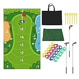 Golf Schlagmatte, Golfmatten Spiel, Golf Praxis Matten, Tragbare Golfschlagmatten, Golf Training Hilfe Ausrüstung Für Indoor Outdoor Spiel, Für Büros, Zuhause, Korridore, Sportspiele