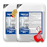 ABACUS® Essigsäure 60% | Hochkonzentrierte Essigsäure für Haushalt, Garten & Industrie | Vielseitig einsetzbar als Essigreiniger zum Reinigen & Entkalken | Individuell verdünnbar | 10 Liter