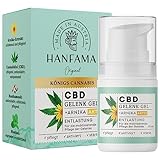 HANFAMA® CBD Arnika Massagegel für Gelenke und Muskelentspannung mit Menthol - Dermatologisch getestet, 50ml