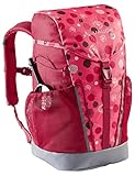 VAUDE Kinderrucksack Mädchen Puck rosa, komfortabler Wanderrucksack Kinder 10L, Wetterfester Schulrucksack mit Regenhülle & Lupe, viel Stauraum