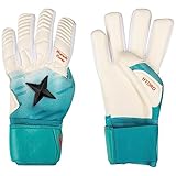 Derbystar Hydro Torwarthandschuhe Weiss/Türkis 8.5
