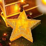 LED Dekoleuchte Stern aus Holz,LED Weihnachtsstern Beleuchtung,Weihnachtsstern Beleuchtung Fensterbeleuchtung,LED Weihnachtsschmuck Holzsterne,Weihnachten Stern Beleuchtung,Weihnachten Ornamente