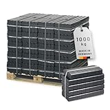 Rekord® Braunkohlebriketts 1.000 kg (40x25 kg Gebinde) auf Palette – Kaminbriketts mit hohem Heizwert & Langer Brenndauer – Qualitäts–Braunkohle für Kamine & Dauerbrandöfen – Gluthalter Briketts
