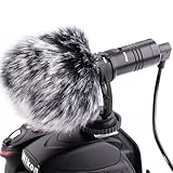 Nicama 3.5mm Kamera Shotgun Mikrofon für DSLR Kamera Canon EOS Nikon Sony Camcorder