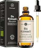 Rizinusöl BIO kaltgepresst als Haaröl 100ml - inkl....