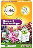 Solabiol Blumen- & Staudendünger, Spezialdünger mit Sofort- und Langzeitwirkung für alle Arten von Blumen, Stauden und Blütensträuchern, 2,5 kg