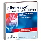 nikofrenon 21 mg/24 Stunden Pflaster: Nichtraucher werden mit nikofrenon - Nikotinpflaster, Wirkstoff Nikotin, 14 Stück