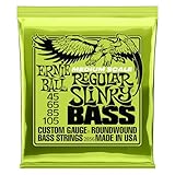 Ernie Ball Regular Slinky Nickel Wound Medium Scale Bass-Saiten, Stärke 45-105