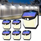 Vanranger Solarlampen LED Strahler Außen mit Bewegungsmelder: 248 LED Aussen Solar Lampe Outdoor IP65 Wasserdicht Solarleuchte Licht Aussenleuchte 3 Modi Solarlampe 270° Solarlicht Wandleuchte Garten