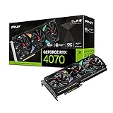 PNY GeForce RTX™ 4070 12GB XLR8 Gaming Verto Epic-X RGB™ Overclocked Triple Fan Grafikkarte DLSS 3