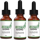 CBKETO 500MG – V2024 - Active Formula - 1x 10 ml - Tropfen zur Unterstützung der Ketose 3x