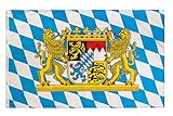 aricona Bayern Flagge - Freistaat Bayern Fahne 90 x 150 cm...