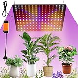 Toaboa Pflanzenlampe LED Vollspektrum 225 LEDs 1000W Pflanzenleuchte Hängend mit 4 Aufhängehaken Pflanzenlicht Anzucht Wachstumslampe LED Grow Light für Pflanzen Gemüse Blume (rot+blau+weiß+orange)