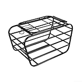 Fahrradkorb für Haustiere, kompatibel mit Elektrofahrrädern und Rollern, robuster Karbonstahl, unterstützt bis zu 20 kg, sicheres und stabiles Design (ungefüttert)