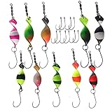 Twist Spoons gedrehter Forellenblinker NEUHEIT UV Aktiv 10er...