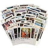 Adval9Vram Vintage Filmposter Ästhetische Bilder - 50 Stück Retro Filmstil Wall Collage Kit Fotosammlung Collage, Ästhetik Wall Prints Kit Wohnheim Zimmer Schlafzimmer Deko für Jugendliche Erwachsene