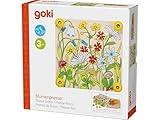 Goki 58603 Blumenpresse Frühlingswiese, Mittel, Meerkleurig