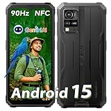 Blackview BV4800SE Andriod 15 Outdoor Handy Ohne Vertrag, 12GB+64GB/2TB TF, Gemini AI 90Hz 6.56' HD+ Display Outdoor Smartphone Ohne Vertrag, 16MP+8MP Octa-Core, IP69K Buastellenhandy NFC/IP68