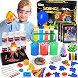 Ulikey 100+ Experimente Wissenschaft Kit für Kinder, Chemiebaukasten Kinder Labor, Vulkan, Magische Farbe Lernspielzeug, Wissenschaft Experimentierkästen Spielzeug Geschenke für Jungen Mädchen