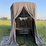 SUV-Zelt, Heckklappe, Privatsphäre, wasserabweisend, tragbar, Umkleidekabine für Radfahren, Toilette, Dusche, Schlafen, Strand, Schwimmen, L: B: H: 1,5 m: 1,5 m: 2,3 m, 6 Heringe, 1,5 m x 1,5 m x 2,3