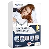 Matratzenschoner 100x200 cm Wasserdicht Made in EU und Oeko-TEX Zertifiziert von Dreamzie - Atmungsaktive Matratzenauflage