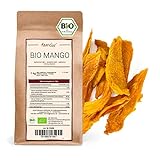Kamelur 1kg BIO Mango getrocknet, ungeschwefelt und ungezuckert - getrocknete Mango (dried mango) ohne Zucker-Zusatz