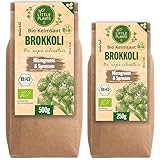 Little Plants Bio Brokkoli Sprossen Samen [500g] - Brokkoli-Samen mit über 95% Keimfähigkeit und hohem Sulforaphan-Gehalt - Brokkolisprossen & Microgreens zum Keimen (inkl. Ebook)