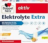 Doppelherz Elektrolyte Extra - Mit Magnesium für das Elektrolytgleichgewicht - VEGAN - 20 Portionsbeutel