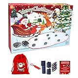 CUTeFiorino Action-Spiel Für Kinder 4 2024 New Premium Chess Game Set Festive Strategy Board Game with 20 Stones Magnetism for Kids and Adults New Family Christmas Game Edition Auf (RD2, One Size)