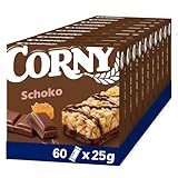 Müsliriegel Corny Classic Schoko, mit leckerer Vollmilch Schokolade, Multipack 60x25g