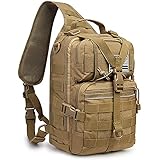 G4Free Tactical Sling Rucksack Groß Militär Schultertasche Umhängetasche für Outdoor Sport Camping Wandern
