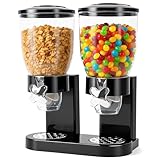 Sinceroduct Cereal Dispenser 2L 2er Pack, Luftdichter Müslispender für die Organisation des Küchenvorratsraums, Ideal für Müsli, Trockenlebensmittel, Süßigkeiten, Reis, Getreide, Kaffeebohnen