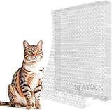 Gegen Katzen - Katzenabwehrmatte zur Verwendung im Innen- und Außenbereich Katzenabwehr Garten, Anti-Katzen-Katzenschreck für Garten, Beete und Balkonsims