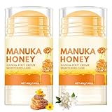 Manuka Honey Fusscreme, Fußcreme für Sehr Trockene Füße, Honig Fussbutter Feuchtigkeitsspendende und Anti-Riss, Fußpflegecreme Hand und Fußpflege für Frauen und Männer (2)