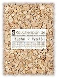 Premium Räucherchips Buche Typ 13 grob 6-12mm für Barbecue und Heißräuchern, 2kg