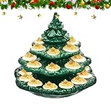 Festlicher Leckerli-Ständer – Wiederverwendbares Display aus Kunstharz, Süßigkeitenhalter in Form eines Weihnachtsbaums, dekorativer für Schlafzimmer, Wohnung, Büro, Wohnheim, Küche, Badezimmer