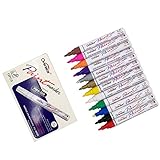 Basierend Sets Wasserdicht 8 ml Farbe Öl Glas Kunstmarker 12 Stifte Farben Metall Feines Büro & Schreibwaren Alkoholmarker Set 20