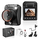 Zeitraffer Kamera Outdoor 1296P MP4-Videos und 48MP-Fotos, 180 Tage Aufnahme Time Lapse Kamera mit LED-Licht, Timelapse Camera für Baustellen, Pflanzen, Gartenarbeit, Kochen, Sonnenuntergänge (64GB)