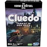 Hasbro Cluedo Verrat in der Villa, EIN Krimi- und Rätselspiel, kooperatives Familien-Brettspiel ab 10 Jahren, 1 − 6 Spieler, Multi