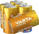 VARTA Longlife D Mono LR20 Batterie (6er Pack) Alkaline...