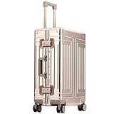 VALCLA Reisekoffer Koffer aus Aluminium-Magnesiumlegierung,...