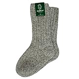 SamWo, 100% Merino-Schafwoll-Socken, dicke warme Wintersocken wie handgestrickt, SWS 42-43 ly