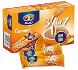 KRÜGER Family 3 in 1 Caramel, Instant Kaffee Sticks mit löslichem Kaffee, Kaffeeweißer, Zucker & Karamell-Aroma, 10 Sticks (16,9g)