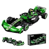 LIKLIKLINK Technik Rennwagen Bausteine für Kick Sauber F1 Team C44-2024, 314 Teile Klemmbausteine Sportwagen Modellbausatz, 1:24 MOC Rennenauto Spielzeug Bauset Kompatibel mit Großen Marken