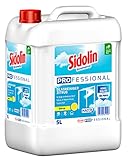 Sidolin Professional Zitrus, Glasreiniger, Fensterreiniger für einen perfekten Glanz und gegen Mikrorisse, 5 l Kanister