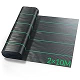 Velway Unkrautvlies Garten Extra Stark 2x10M - Unkrautvlies...