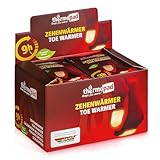 THERMOPAD Zehenwärmer – DAS ORIGINAL: 30 Paar Wärmepads für 8 Stunden Wärme I Sofort einsatzbereite Fußwärmer I Extra Warmer Fusswärmer – ideal für Outdoor-Aktivitäten & Ski-Schuhe I Fuss-Wärmekissen