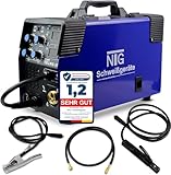 Inverter Schweißgerät | Multifunktiongerät | MIG-200 | MAG | Schutzgas | Fülldraht ohne Gas | Elektroden | E-Hand | Digitalanzeige MMA FLUX