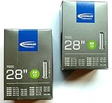 Schwalbe 2X AV17 AV 17 Schlauch 28 x 1,2-1,75 28/47-622 28'...